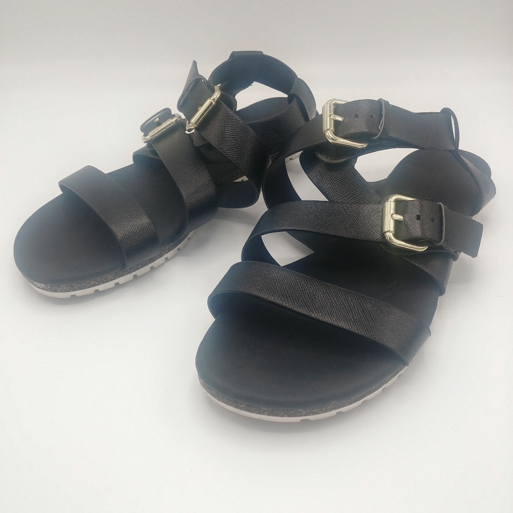 Christian Siriano Strap Buckle Sandals